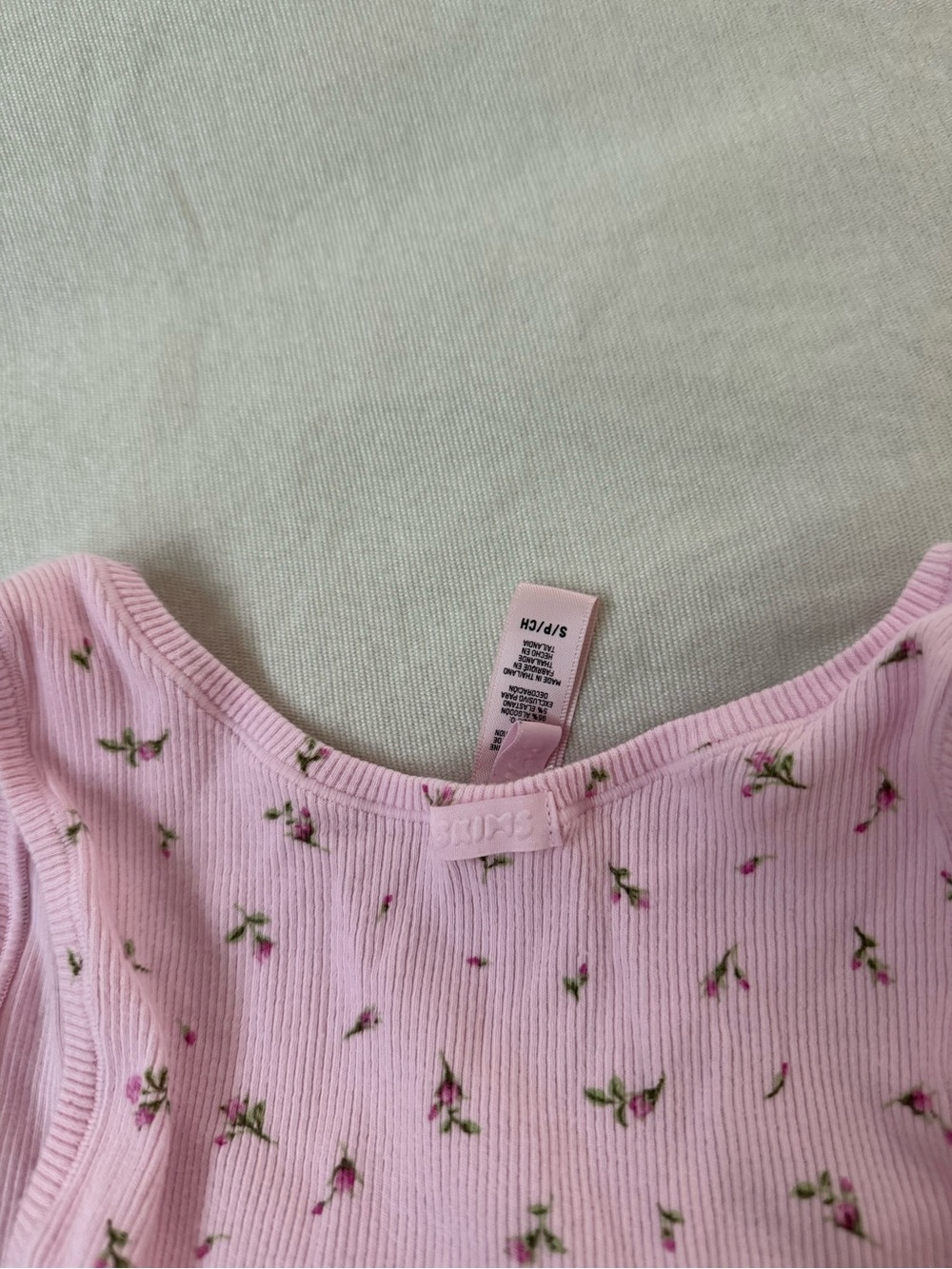 SKIMS Floral Ribbed Tank Top - Picture 3 of 3